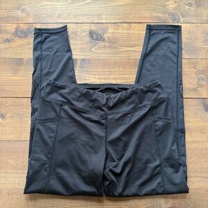 Zone Pro Perforated Black Leggings